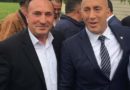Takim i burrave të Shqipërisë Anton Antoni dhe Ramush Haradinaj