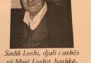 Shefqet Loshaj kujton të madhin Sadik Loshaj