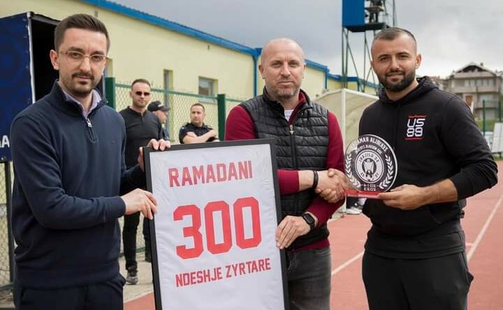 300 ndeshje për Zekerija Ramadanin