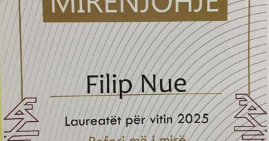 David Nue uron vëllaun Filip Nue për nderimet shtetërore