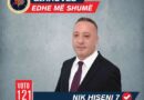 Nik Hiseni zë i vlerave kombëtare dhe qytetarëve të Gjakoves me rrethinë