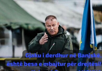 Koloneli Gazmend Hoxha Drejtor i Policisë së Kosovës kujton heroin Afrim Bunjaku