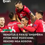 Kombëtarja ngritet në ranglisten e FIFA -së dhe Kosova