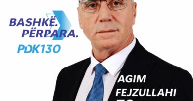 Erald Selca :Agim Fejzullahi Çlirimtari ynë meriton votë masovike Erald Selca :Agim Fejzullahi Çlirimtari ynë meriton votë masovike