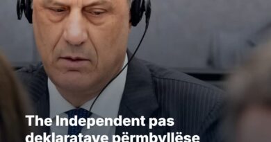 Shtypi botëror i magjepsur nga Lideri i UÇK -së Hashim Thaçi