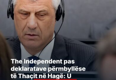 Shtypi botëror i magjepsur nga Lideri i UÇK -së Hashim Thaçi