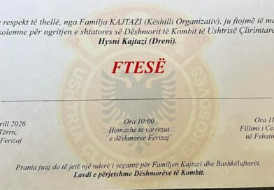 Të martën bëhet zbulimi i shtatores së kolosit të UÇK -së Hysni Kajtazi -Dreni në vendlindje
