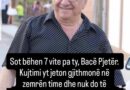 Davidi kujton bacin Pjetër në 7 vjetorin e ikjes nga jeta